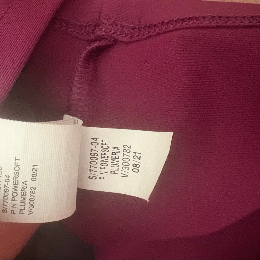 Old Navy Active Powersoft Bra iPlumeria Purple Girls XL 14-16 Athletic Long Line